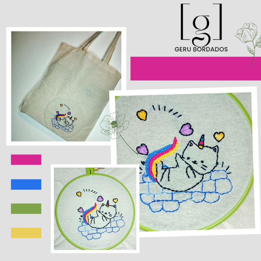 Bolsa de Algodón 41×37 (cm) Michicornio Mercado Cul