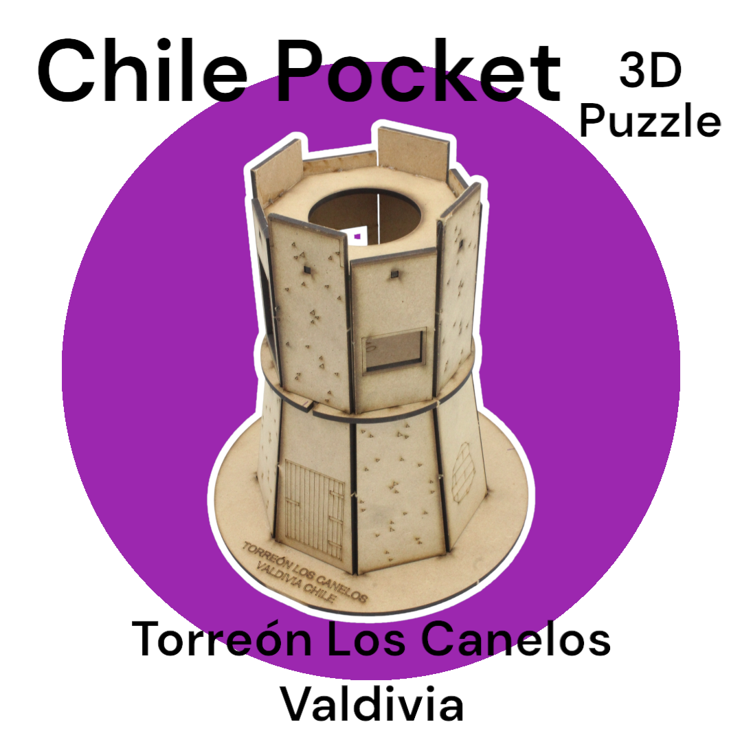Puzzle 3D Torreón Los Canelos Valdivia