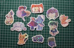 Stickers fanart anime